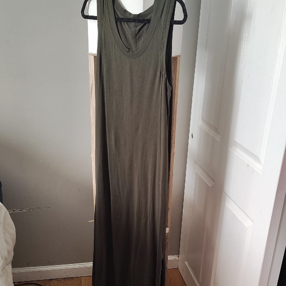 lululemon athletica Olive Green Maxi Dress